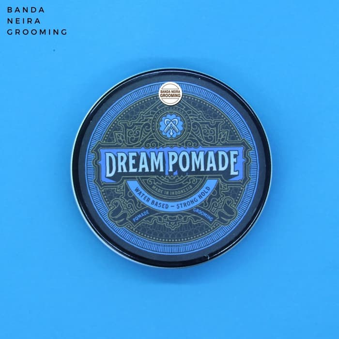 Dream Pomade Blue Water Based Strong Hold Original Lokal Murah1