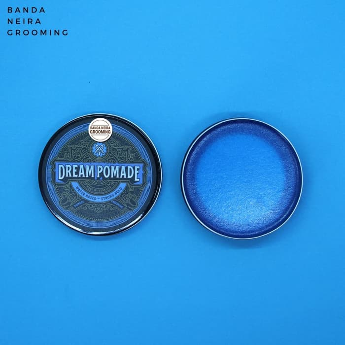 Dream Pomade Blue Water Based Strong Hold Original Lokal Murah3