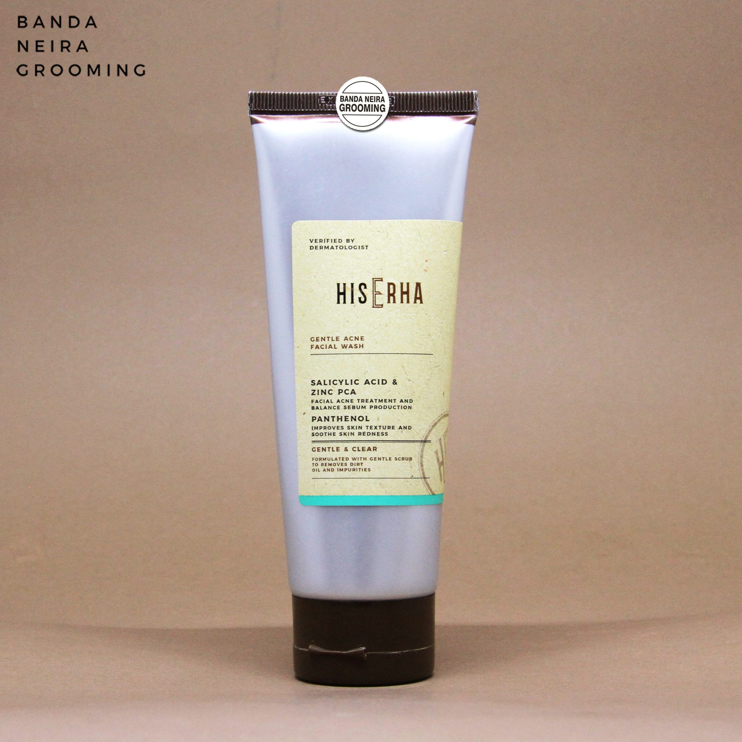 Hiserha Gentle Acne Facial Wash - 1-min