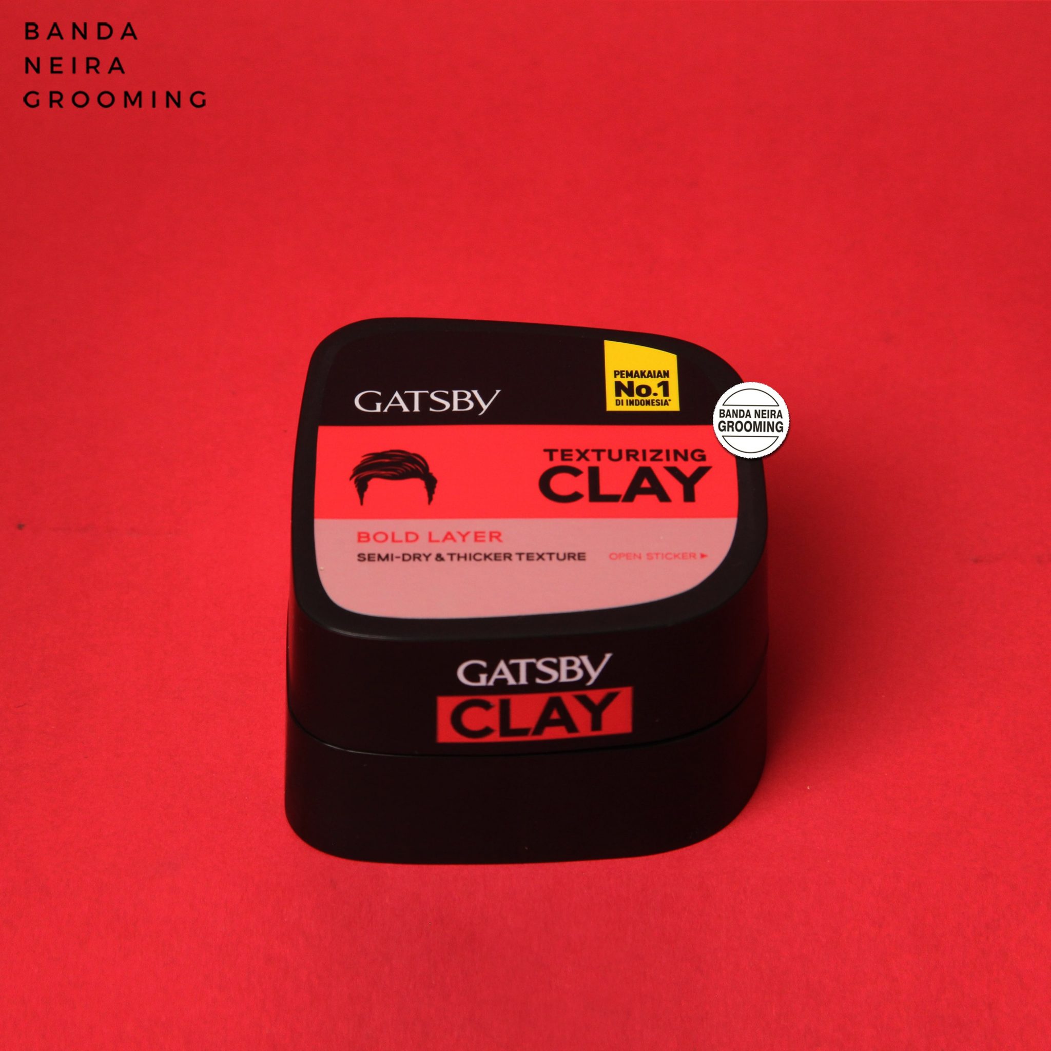 Gatsby Texturizing Clay Bold Layer Banda Neira Grooming