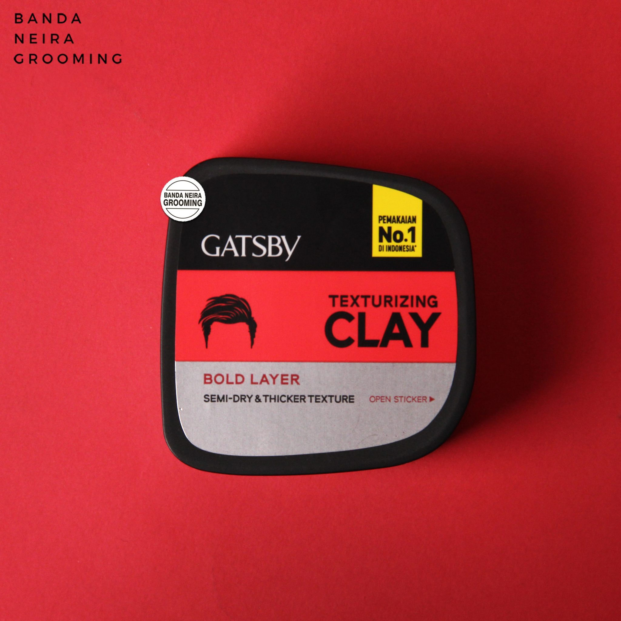 Gatsby Texturizing Clay Bold Layer Banda Neira Grooming